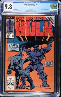 INCREDIBLE HULK #363 CGC 9.8 WP NM/M Gray Gargoyle ACTS OF VENGEANCE 1989    