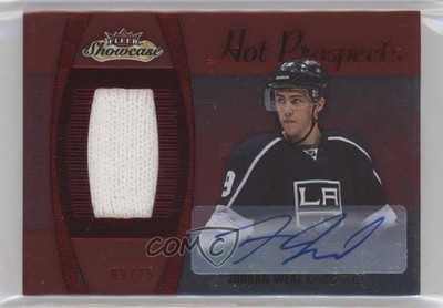 2015-16 Upper Deck Fleer Showcase Red Glow 9/25 Jordan Weal Rookie Auto RC 0s6k