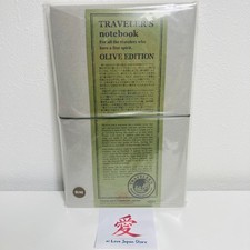 Traveler's Company Traveler's Notebook Olive 2017 Limited Leather Cover JP NEW