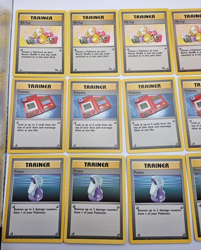 Pokemon Trainer Card Lot | LP-NM | Mr. Fuji | Pokédex | Potion - Picture 2 of 4