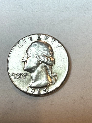 1964 P Washington Silver Quarter 90% Silver VF Condition