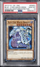 2013 YU-GI-OH SAGA OF BLUE-EYES EN001 BLUE-EYES WHITE DRAGON PSA 10