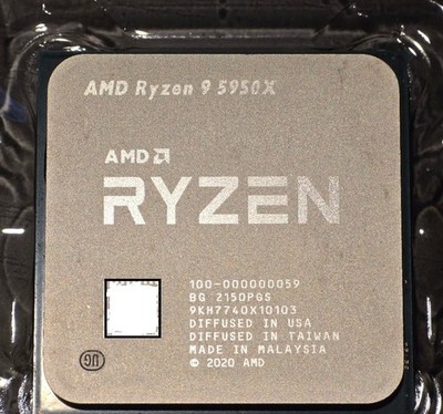 AMD Ryzen 9 5950X Desktop Processor (4.9GHz, 16 Cores, Socket AM4) Working