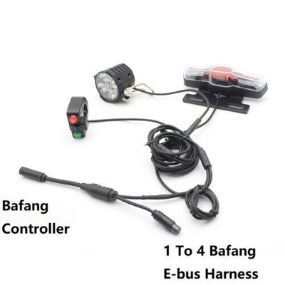 Bafang BBS01 02 Ebike Waterproof Line Headlight Turn Signal Rear Brake Lights