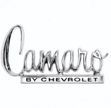 1970 Chevy Camaro Trunk Emblem Chrome - Camaro by Chevrolet Dynacorn EM6836