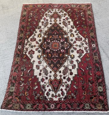 Teppich 160x110cm Hamadän Noué Tappeto Teppich Carpet Rug Teppich Teppe Matta