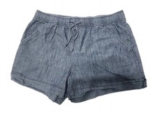 Girl's-Old Navy Pull-on-Cotton Shorts w/Drawstring - Blue- Size: XL Plus 14/16 