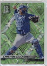 2018 Panini Chronicles Spectra Neon Green Prizm 49/49 Cameron Gallagher #71 4d3