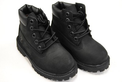 NEW TODDLER TIMBERLAND TB112807001 6'' PREMIUM WATERPROOF BOOT BLACK NUBUCK