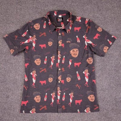 Shinesty x NFLPA Patrick Mahomes Mens L Signature Graphic Novelty Geo Stretch