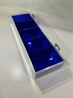 Ultimat Vodka Heavy Acrylic Bar Garnish Caddy w/ Hinged Lid Blue Insert 7lb Prom — photo 8