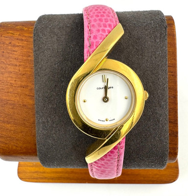 courreges 21mm Women Quartz Watch New Battery working f2896