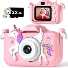 Upgrade Kids Camera for Girls, Christmas Birthday Gifts for Boys, 1080P HD Se...
