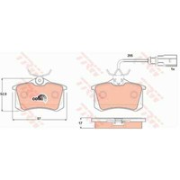 TRW BremsbeläGe GDB1415 BremsklöTze FüR Ford Galaxy WGR