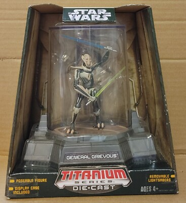 General Grievous Titanium Series Die Cast Actionfigur Hasbro 2006 