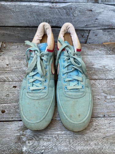 Sneakers Nike vintage anni 80 modello uknown blu uk taglia 7 US8 - Foto 2 di 17
