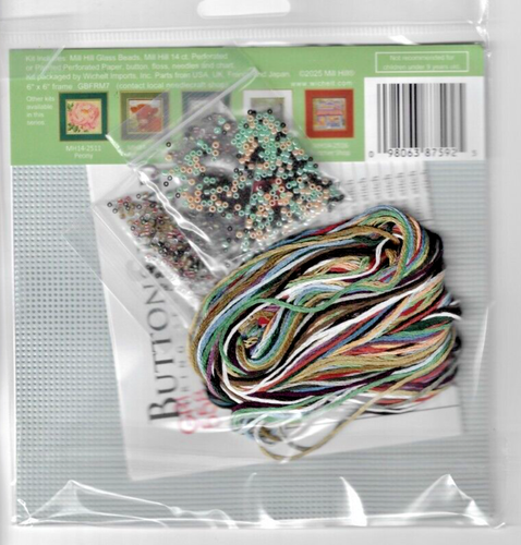 Fairy House Spring Series Buttons & Glass Beads Kit by Mill Hill - Picture 2 of 2