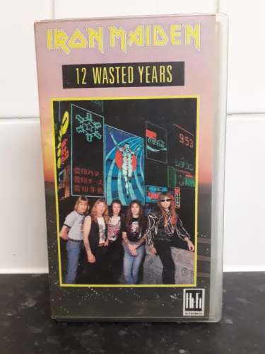 Iron maiden Vhs Video 12 Wasted Years 