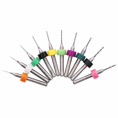 10 Stück Hartmetall Micro Mini CNC Bohrer Bit Set für Leiterplatten - Bild 4 von 21