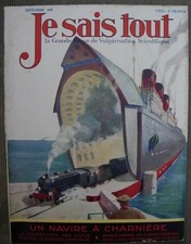 Revue JE SAIS TOUT septembre 1928