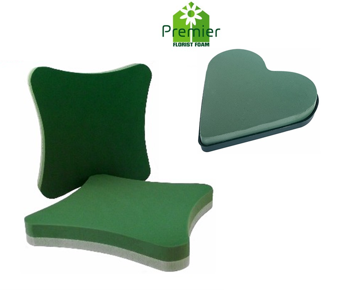 Make Your Own FRESH flower FUNERAL Tributes WET FLORAL OASIS Foam HEART RING DAD eBay