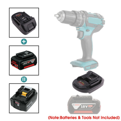 Battery Adapter Convert For Bosch 18V Li-ion Convert To Makita 18V
