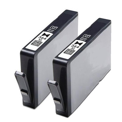 2 Nicht-OEM-Ersatzpatronen für HP 364 XL Photo Black