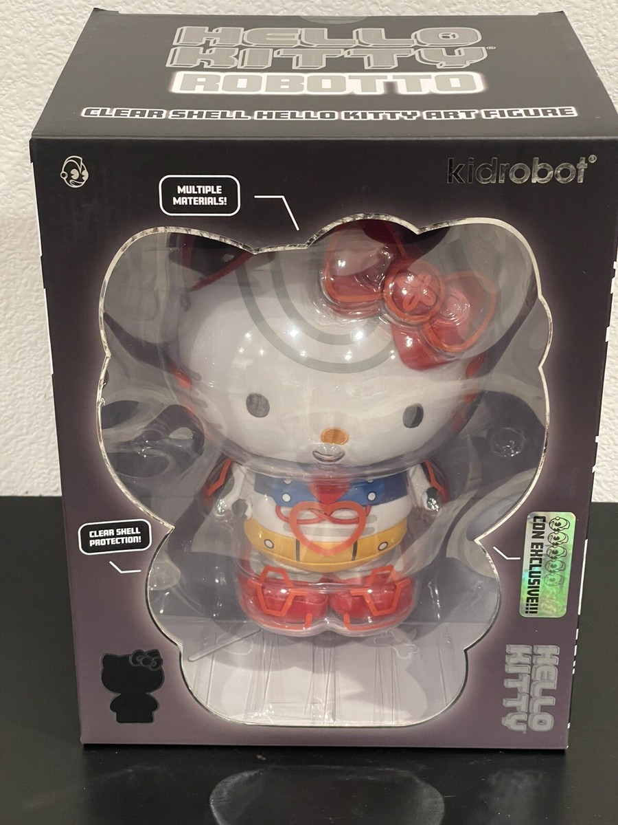【ハローキティ】Kidrobot hello kitty フィギュア 8インチ Hello Kitty® 8” Plush Clear Shell Robot Figure - Kidrobot.com