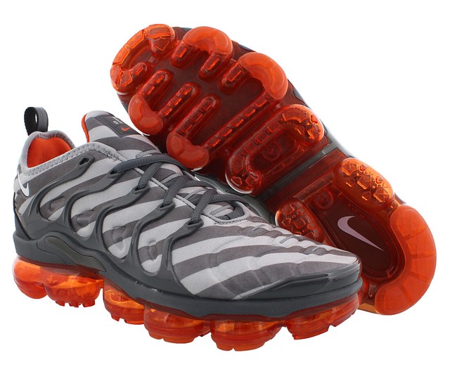 nike air vapormax plus orange and blue