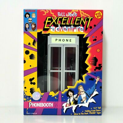 Incendium Fig Biz Bill and Ted's Excellent Adventure Action Figure Phone Booth