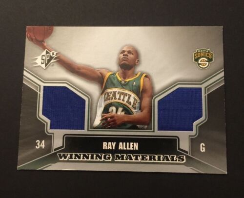 Ray Allen Supersonics Connecticut 2005 SPx Winning Jersey Certified JN15 - Picture 1 of 2