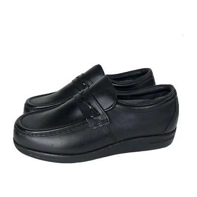 Red Wing Shoes Black Leather Slip-On Work Loafers Men main image 2