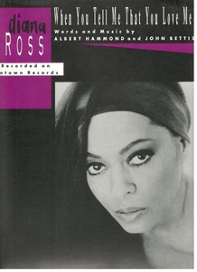 Diana Ross When You Tell Me That You Love Me Sheet Music Piano