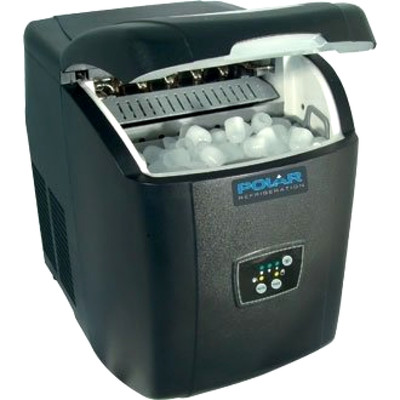 Polar Counter Top Ice Maker 10kg Output 380x305x380mm Black Manual