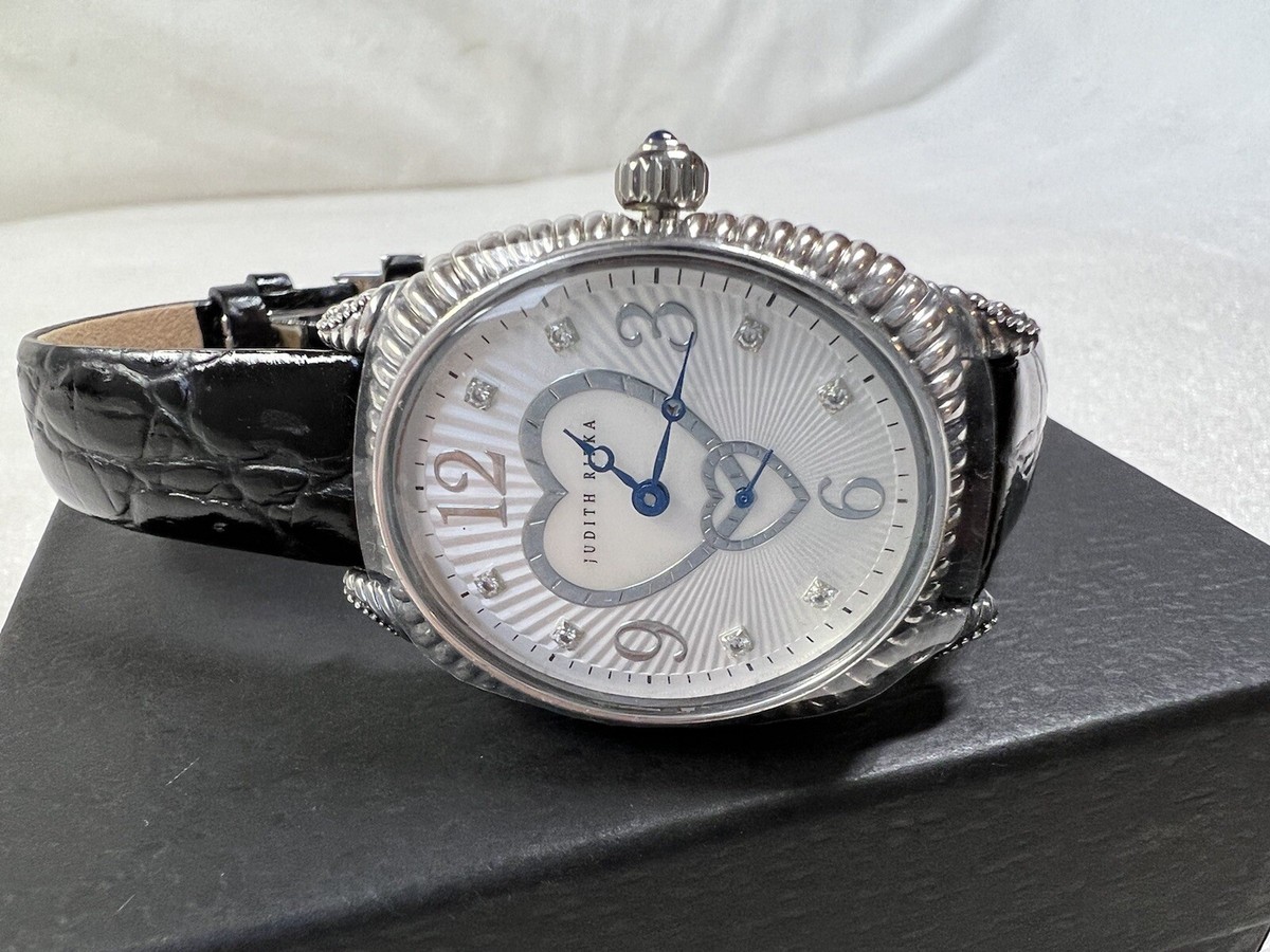 Judith Ripka Sterling Silver Mother of Pearl Watch with Adjustable Strap 41-6.jpg?format=1500w main image 2
