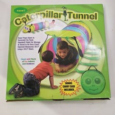 Caterpillar Tunnel Indoor Outdoor Playground Kids Play Party Gift Carrying Case