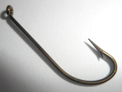 100 Ganci Per Legatura Mosca MUSTAD & SON #7 Limerick - Foto 4