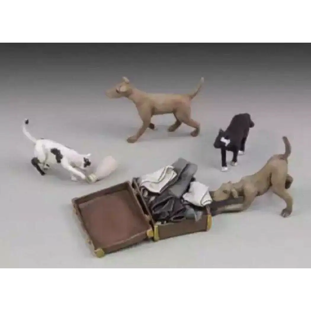 1/35 Resin Animals Model Kit Pets Cats and Dogs Unpainted eBay