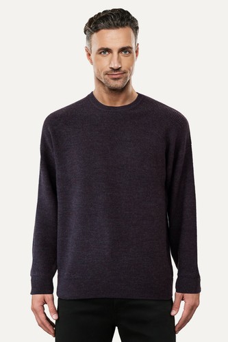 Timber Brown Ansett Fisherman Rib Knit 