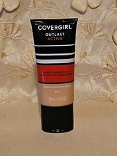 CoverGirl-Outlast-Active 24hr Foundation #842 MEDIUM BEIGE-1 OZ.-NEW! READ!
