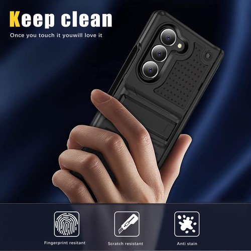 For Samsung Galaxy Z Fold6/5 Shockproof Hinge Protection Stand Case Screen Cover - Picture 20 of 69