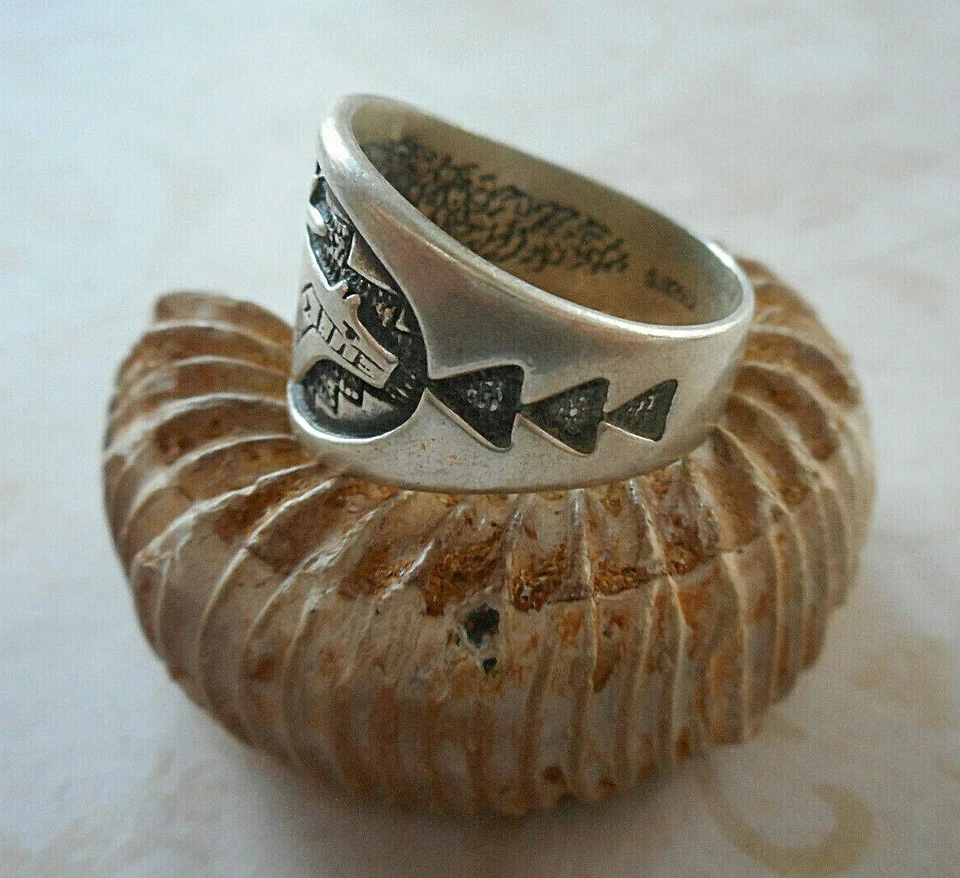 Anillo Southwest Relios Carolyn Pollack Sterling Spirit Bear Heartline RE24L Foto 2 de 4