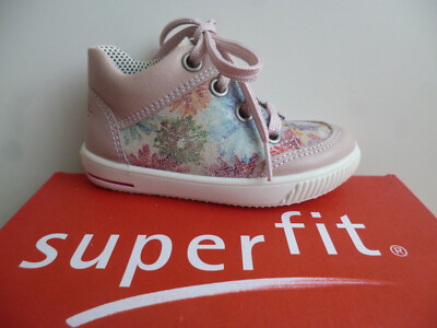 Superfit Kinderschuhe Halbschuhe Lauflernschuhe Schuhe Leder rosa bunt 00360