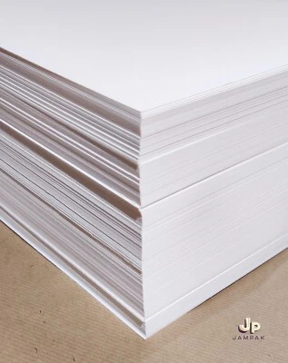 White 175/350/540GSM Colorplan pristine A5 A4 A3 Textured Card Arts&Crafts