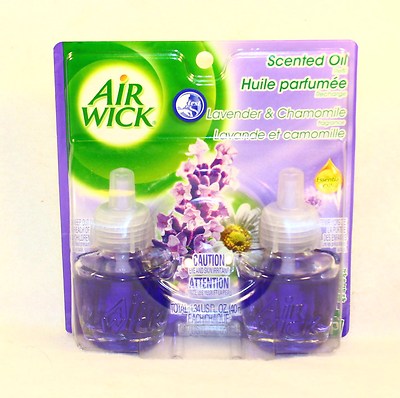 2 Refills Air Wick LAVENDER CHAMOMILE Scented Oil Refills ( 1 PACK )