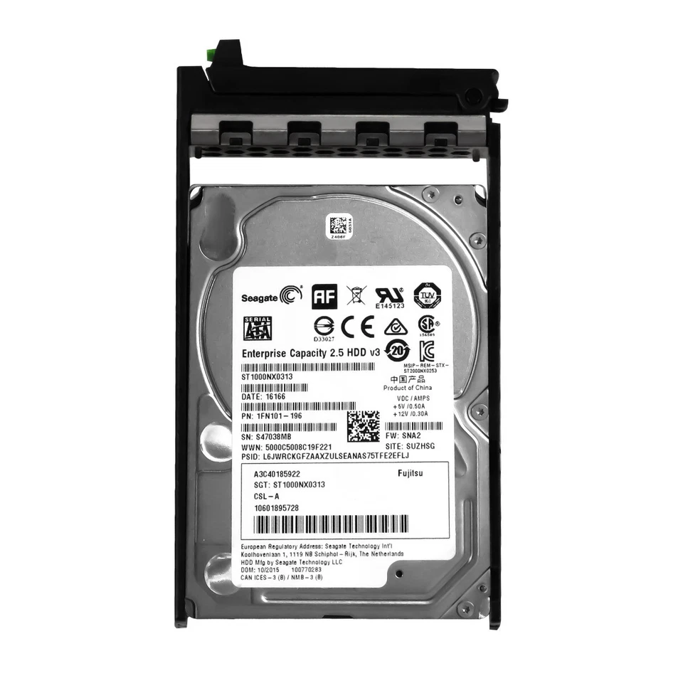 Hard Drive Fujitsu A3C40185922 ST1000NX0313 1TB 7.2K 128MB SATA III 2.5'' - Image 3 of 3