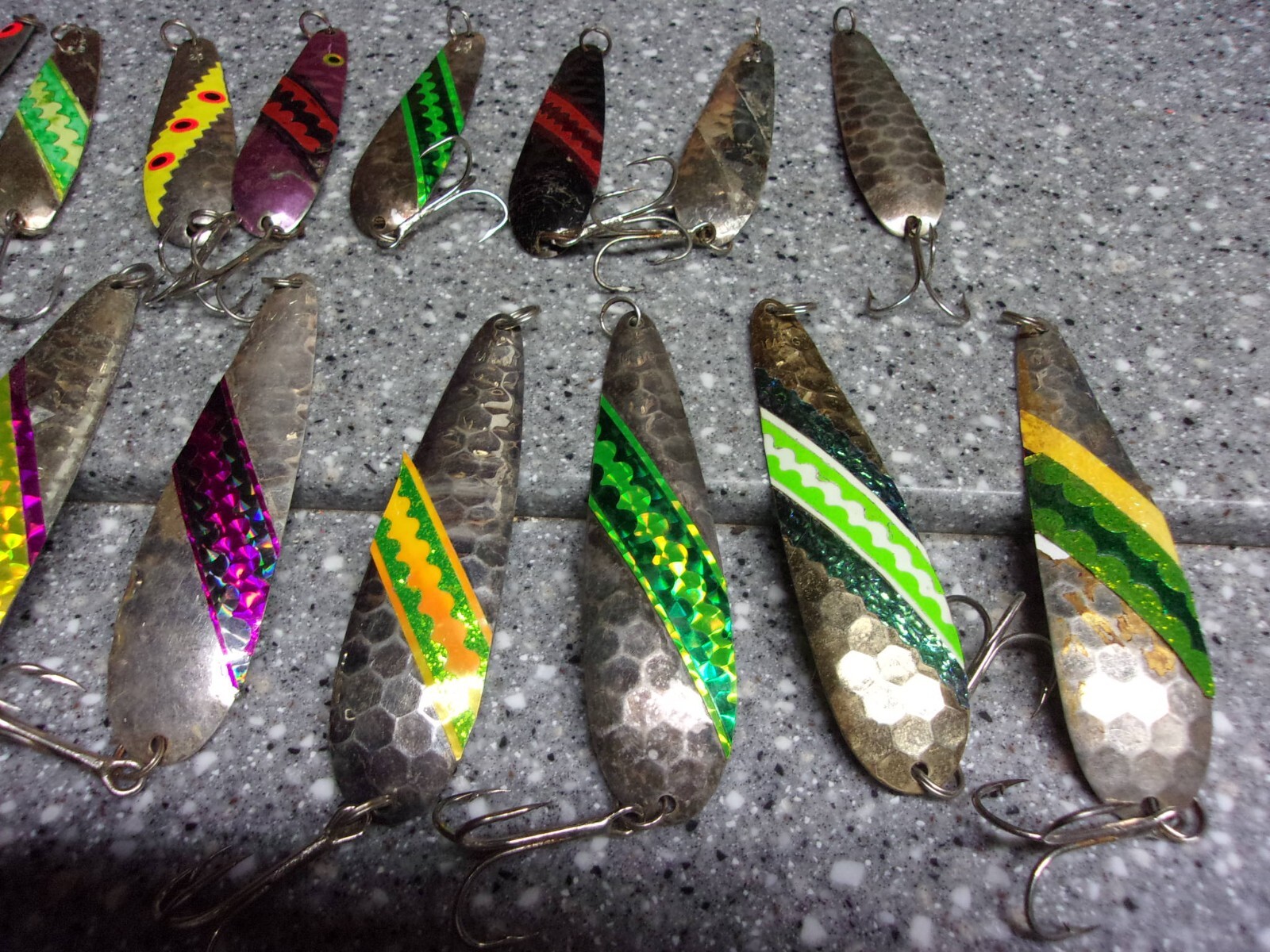 T24  trout and salmon fishing lure lot spoons trolling northern king mags etc - Image 2