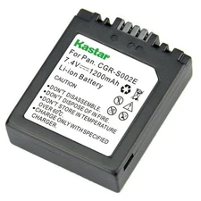 1x Kastar Battery for Panasonic Lumix CGA-S002 DMC-FZ1 DMC-FZ2 DMC-FZ3 DMC-FZ4