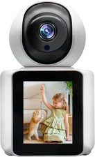 360  2-Way Video  Audio call WiFi Camera Indoor 2.8" 64GB 1080P Night Vision