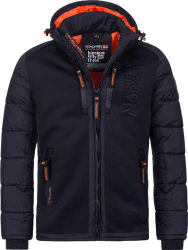 Geographical Norway Warm Men's Winter Jacket Quilted Jacket Parka Ski Outdoor - Zdjęcie 21 z 22